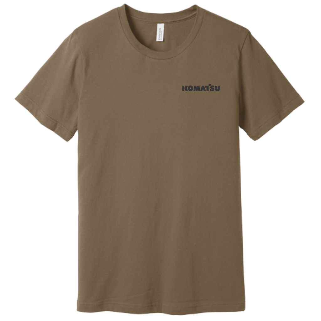 KOMATSU FLAG BELLA+CANVAS® Unisex Jersey Short Sleeve Tee - Vintage Brown