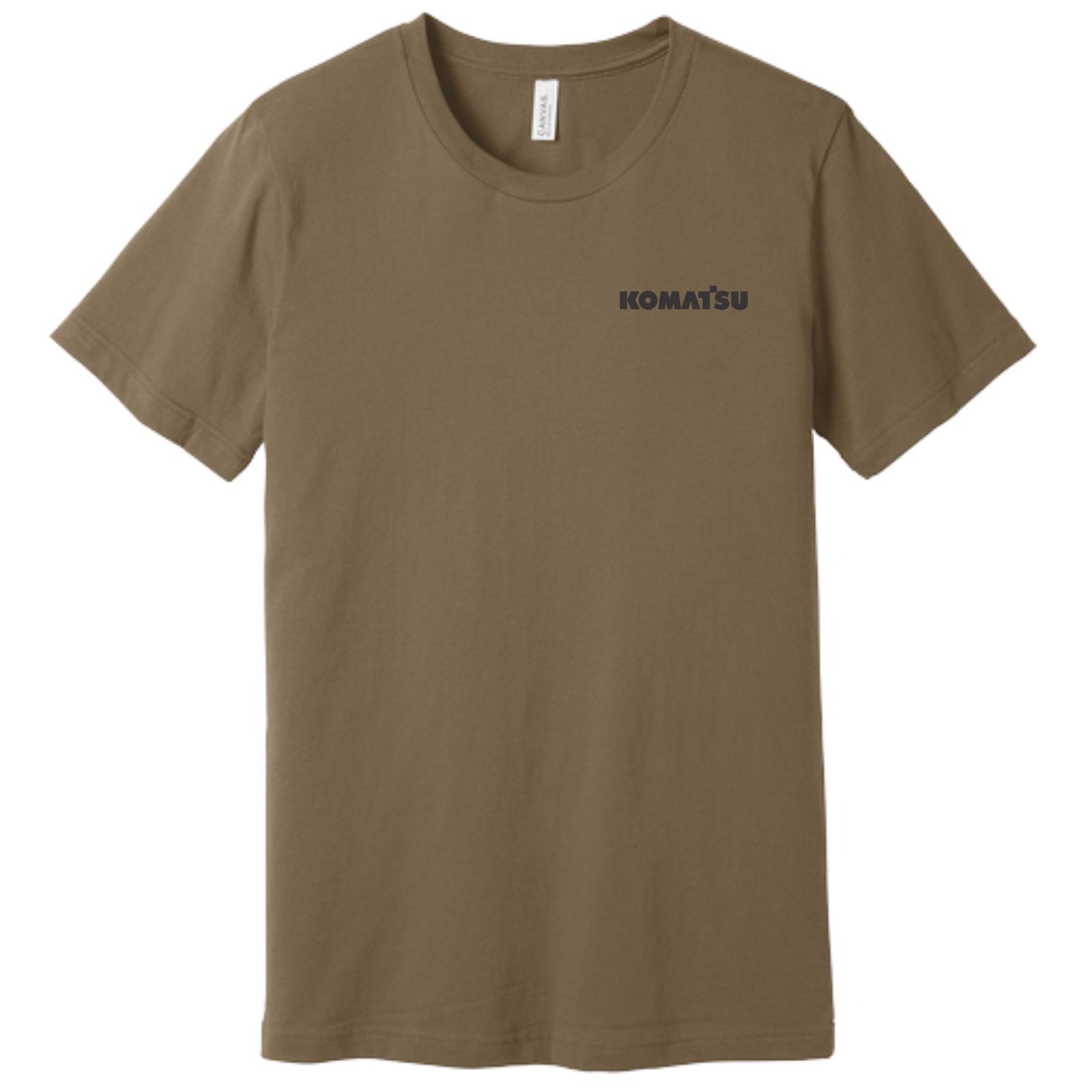 KOMATSU FLAG BELLA+CANVAS® Unisex Jersey Short Sleeve Tee - Vintage Brown