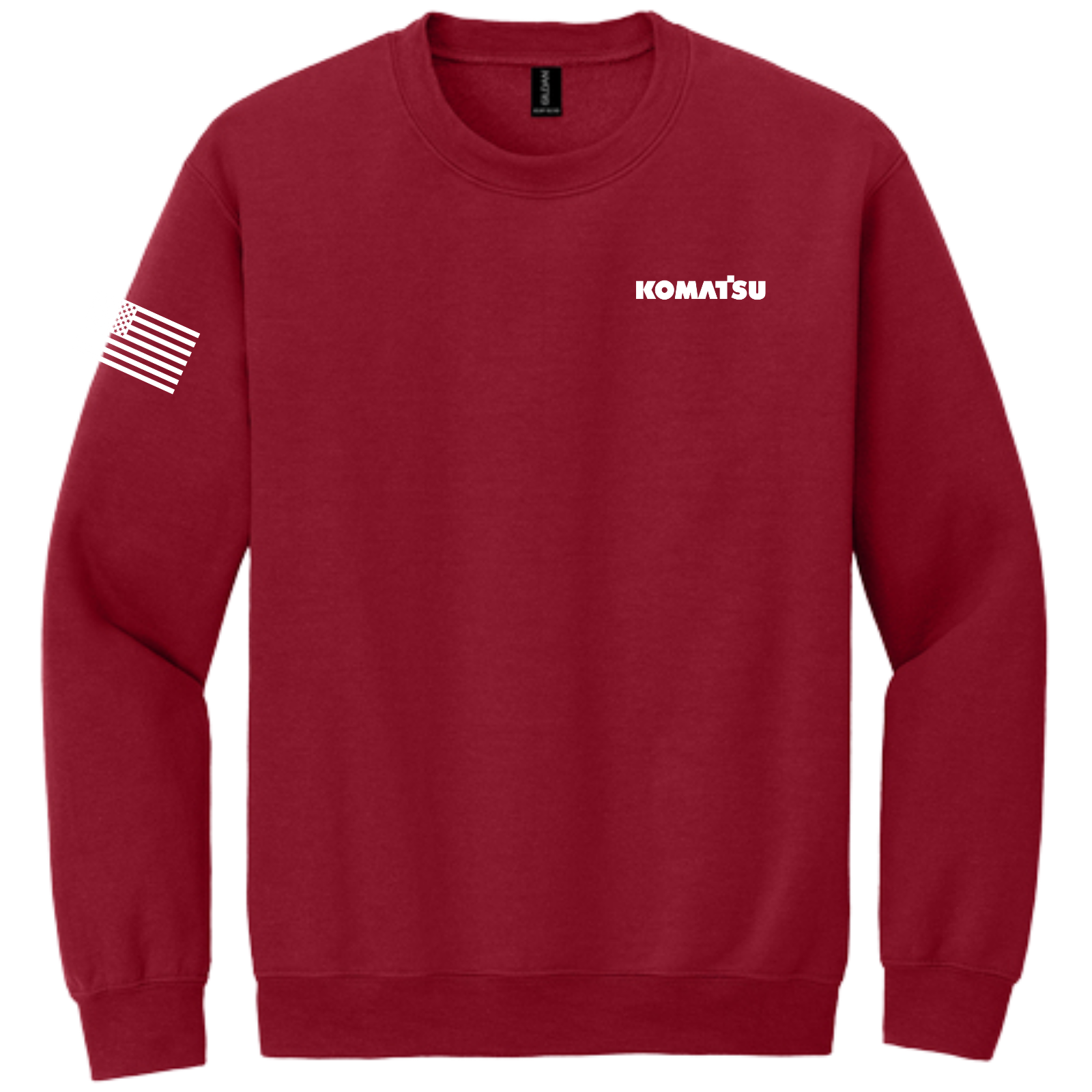 KOMATSU RED Gildan® Heavy Blend™ Crewneck Sweatshirt - Red