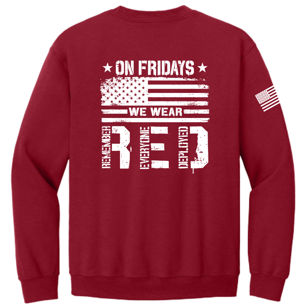 KOMATSU RED Gildan® Heavy Blend™ Crewneck Sweatshirt - Red