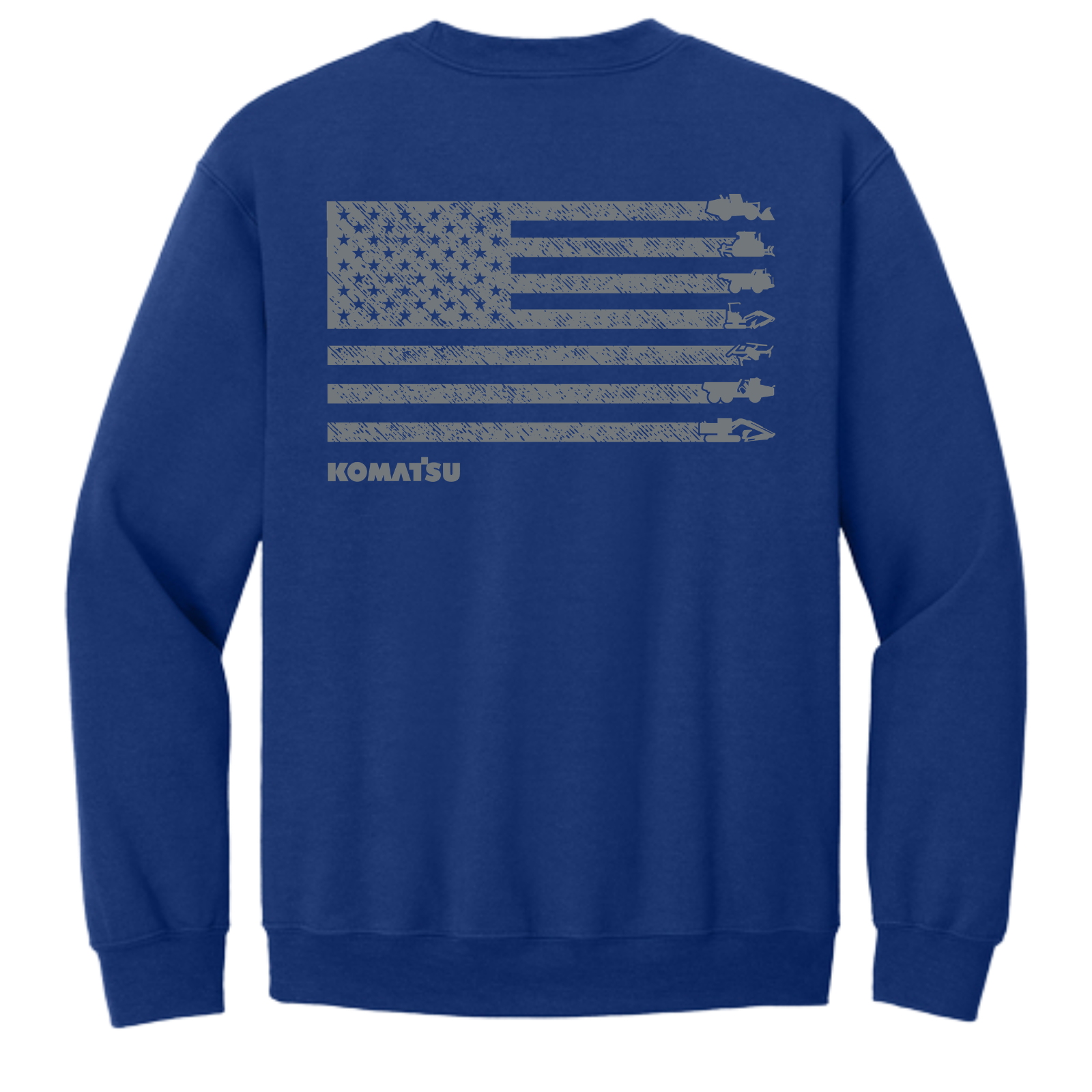 KOMATSU FLAG Gildan® Heavy Blend™ Crewneck Sweatshirt - Royal