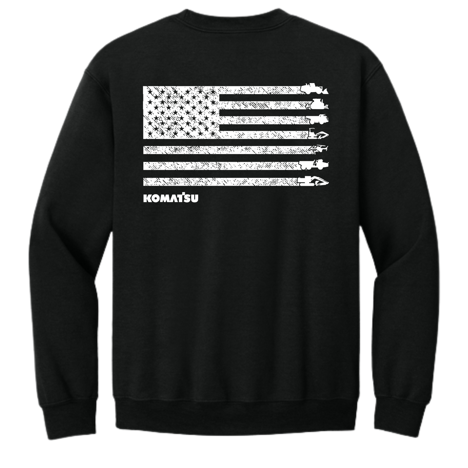 KOMATSU FLAG Gildan® Heavy Blend™ Crewneck Sweatshirt - Black