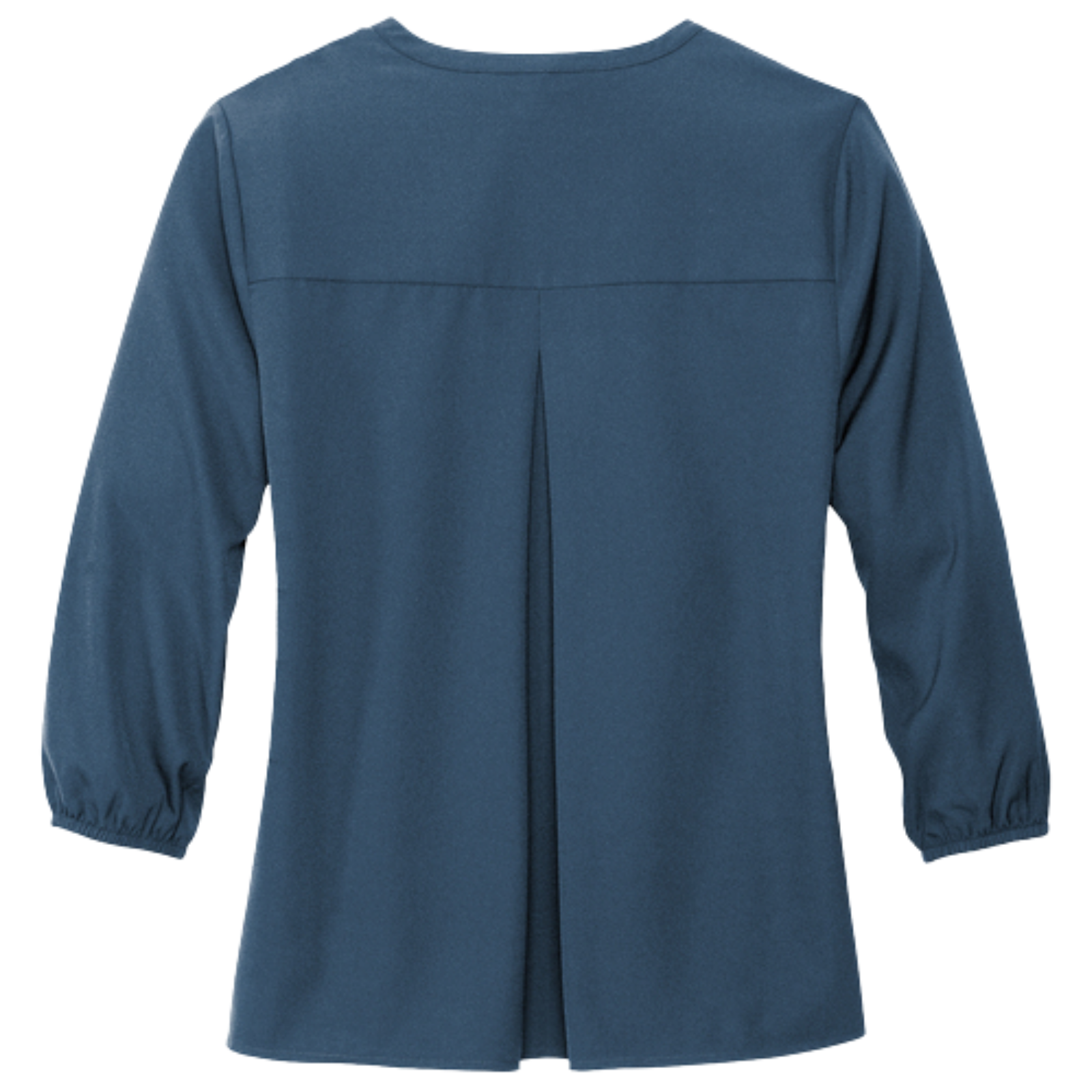 KOMATSU Mercer+Mettle® Women's Stretch Crepe 3/4-Sleeve Blouse - Insignia Blue