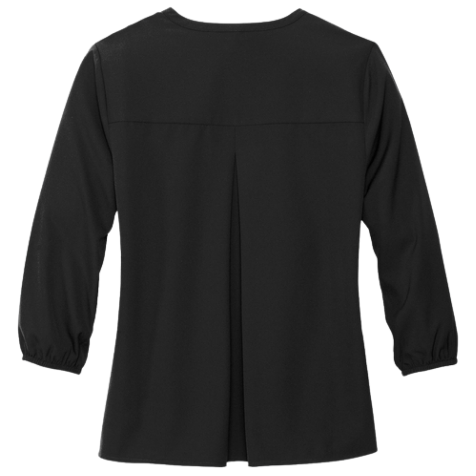 KOMATSU Mercer+Mettle® Women's Stretch Crepe 3/4-Sleeve Blouse - Black