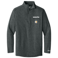 KOMATSU Carhartt Force® 1/4-Zip Long Sleeve T-Shirt - Carbon Heather