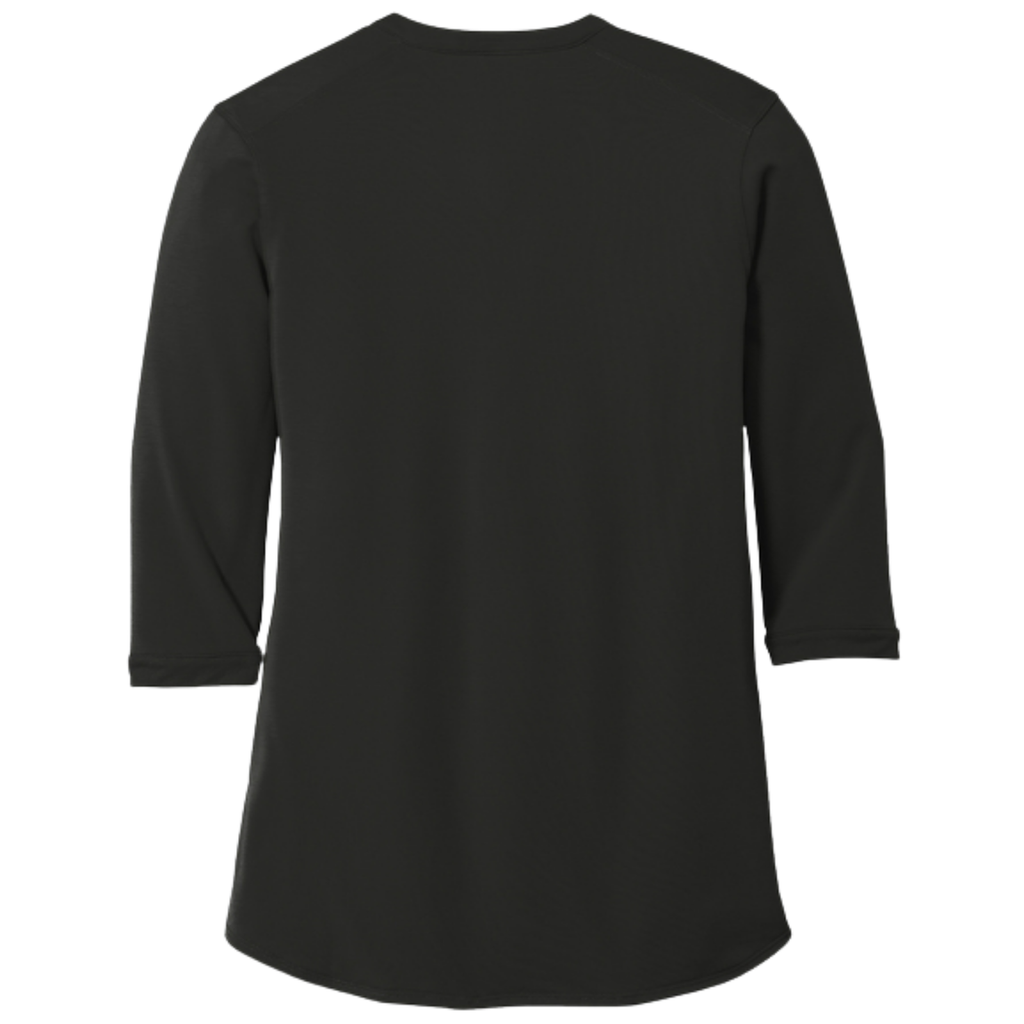KOMATSU Port Authority® Women's UV Choice Pique Henley - Black