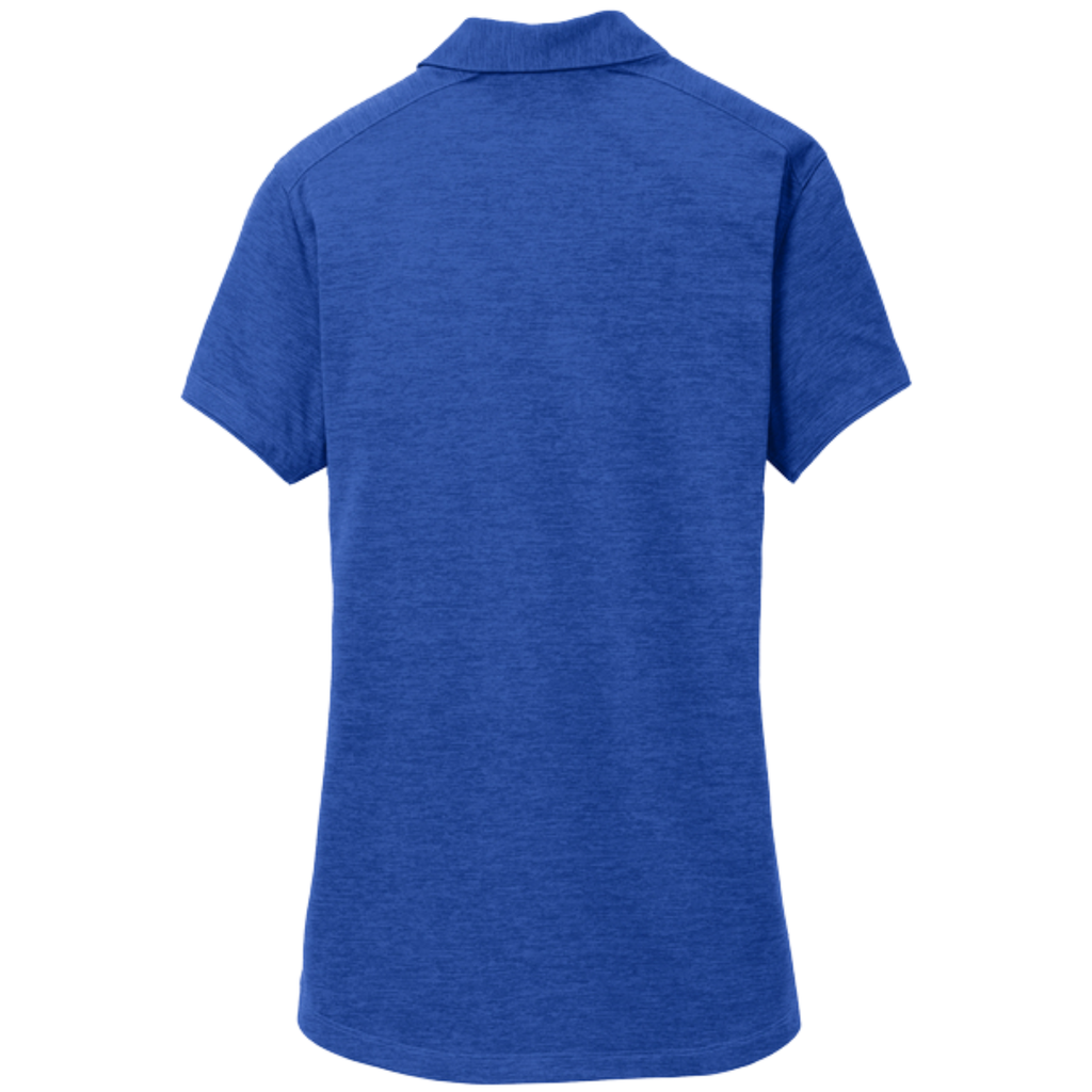 KOMATSU Port Authority® Women's Digi Heather Performance Polo - True Royal