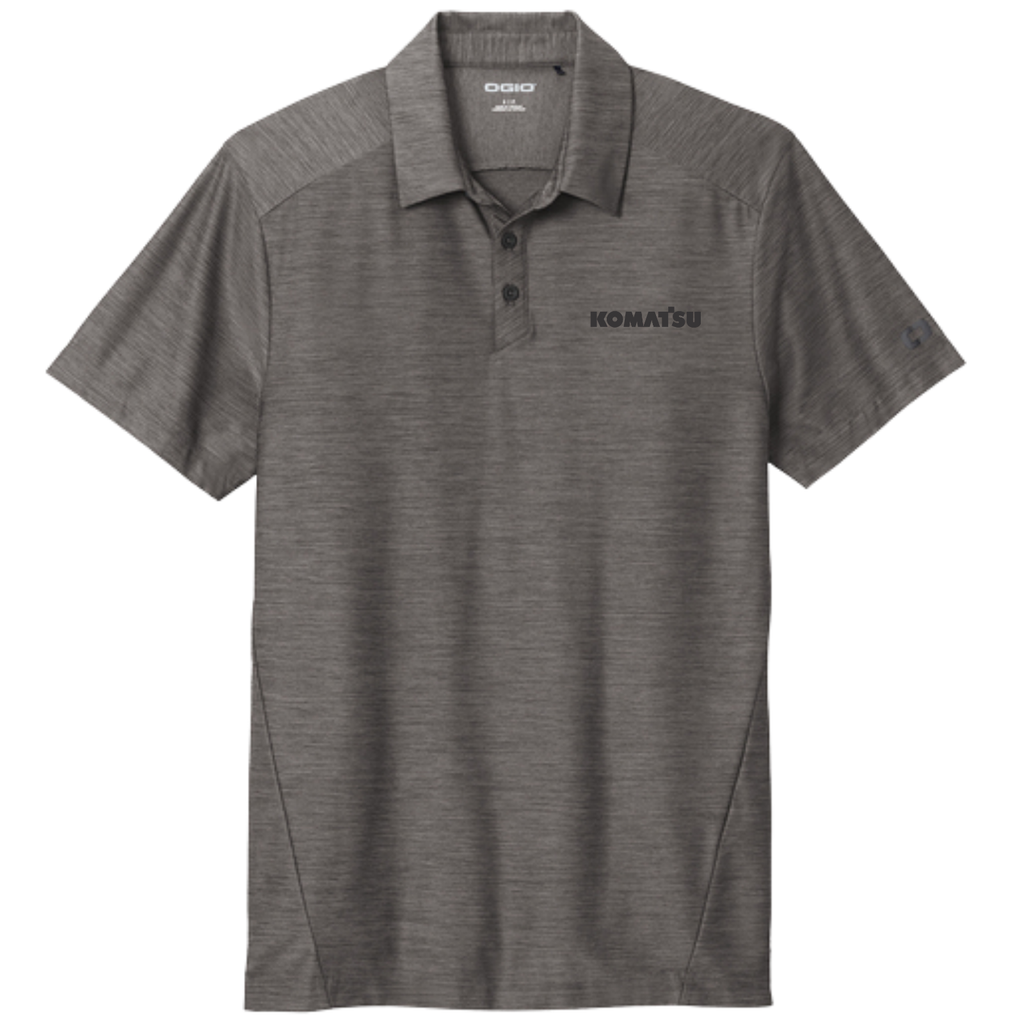 KOMATSU OGIO® Slate Polo - Gear Grey