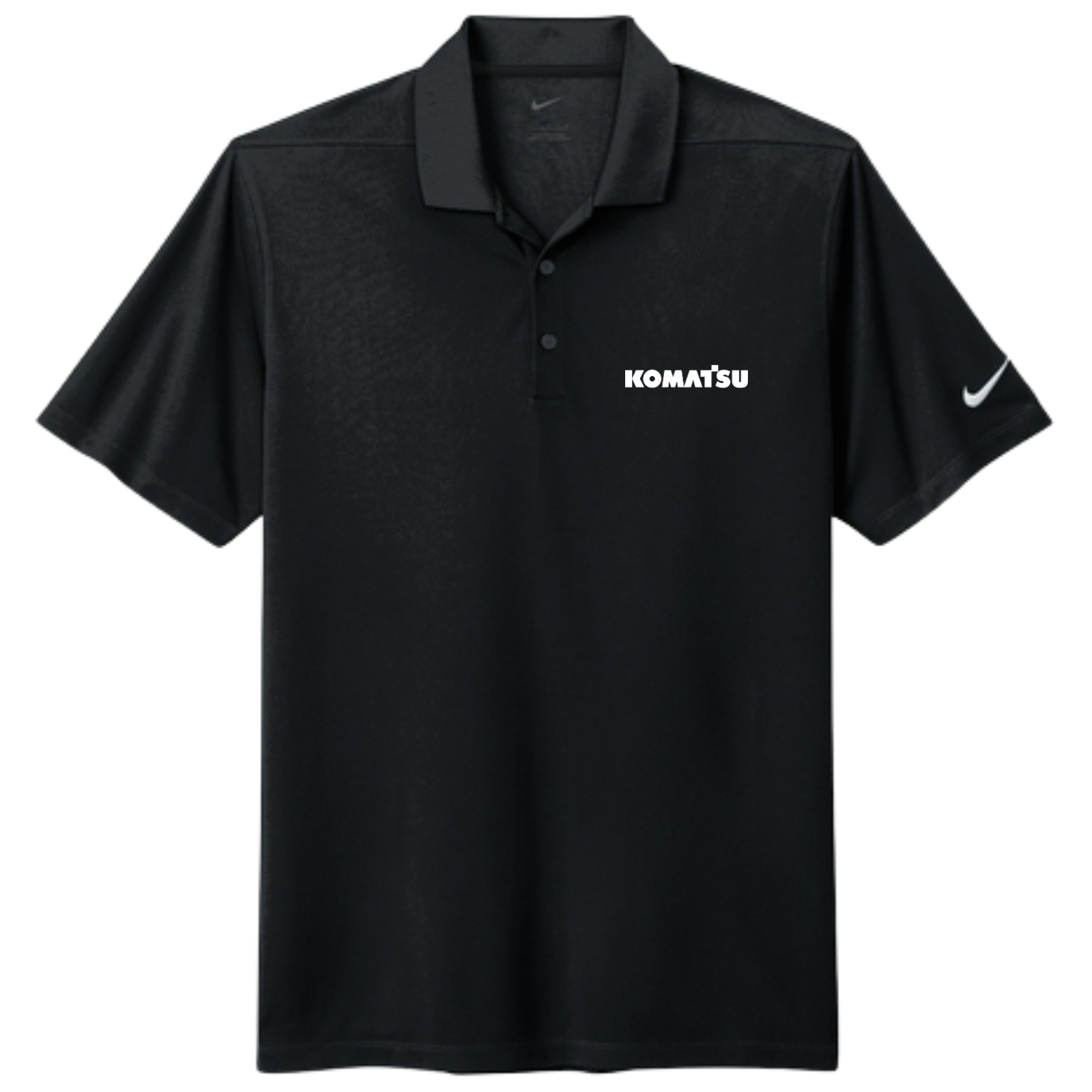 KOMATSU Nike Dri-FIT Micro Pique 2.0 Polo - Black