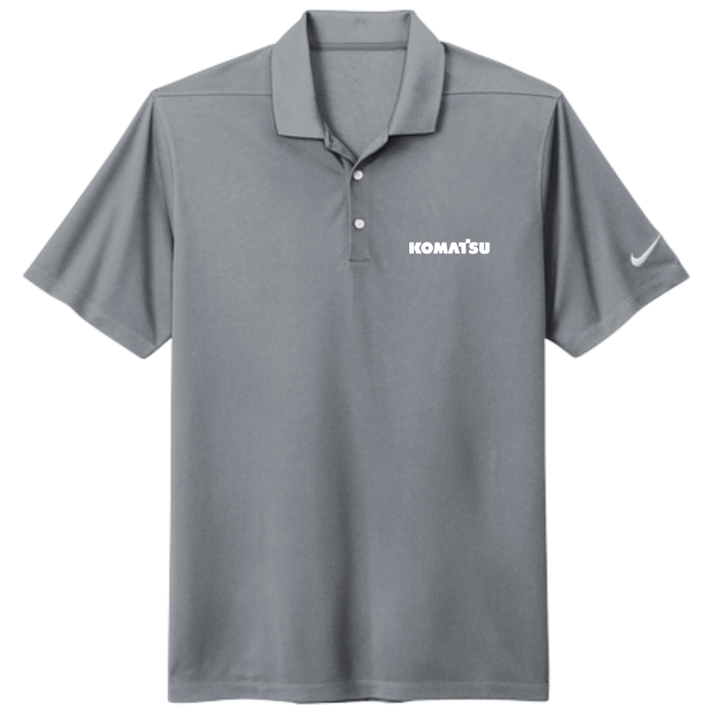 KOMATSU Nike Dri-FIT Micro Pique 2.0 Polo - Cool Grey