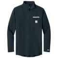 KOMATSU Carhartt Force® 1/4-Zip Long Sleeve T-Shirt - Navy