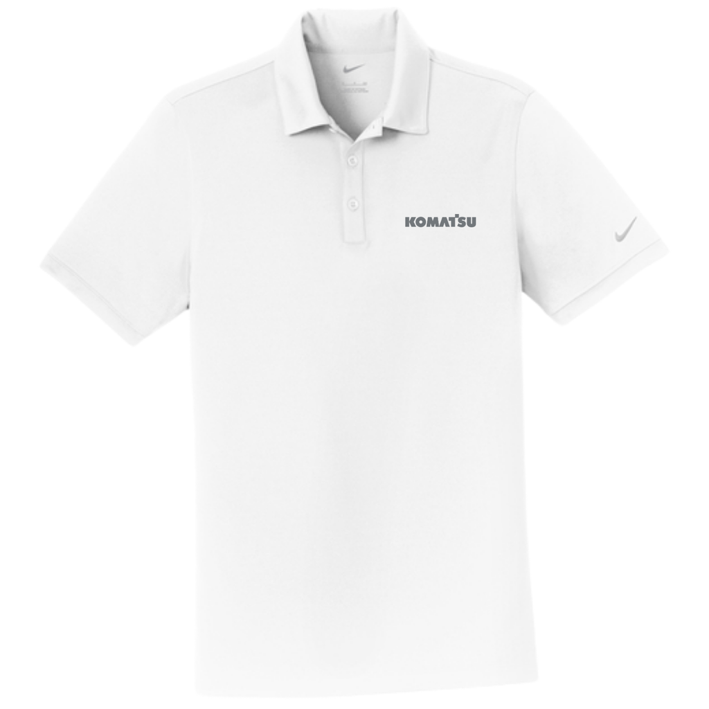 KOMATSU Nike Dri-FIT Players Modern Fit Polo - White