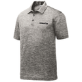 KOMATSU Sport-Tek® PosiCharge® Electric Heather Polo - Black