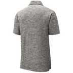 KOMATSU Sport-Tek® PosiCharge® Electric Heather Polo - Black