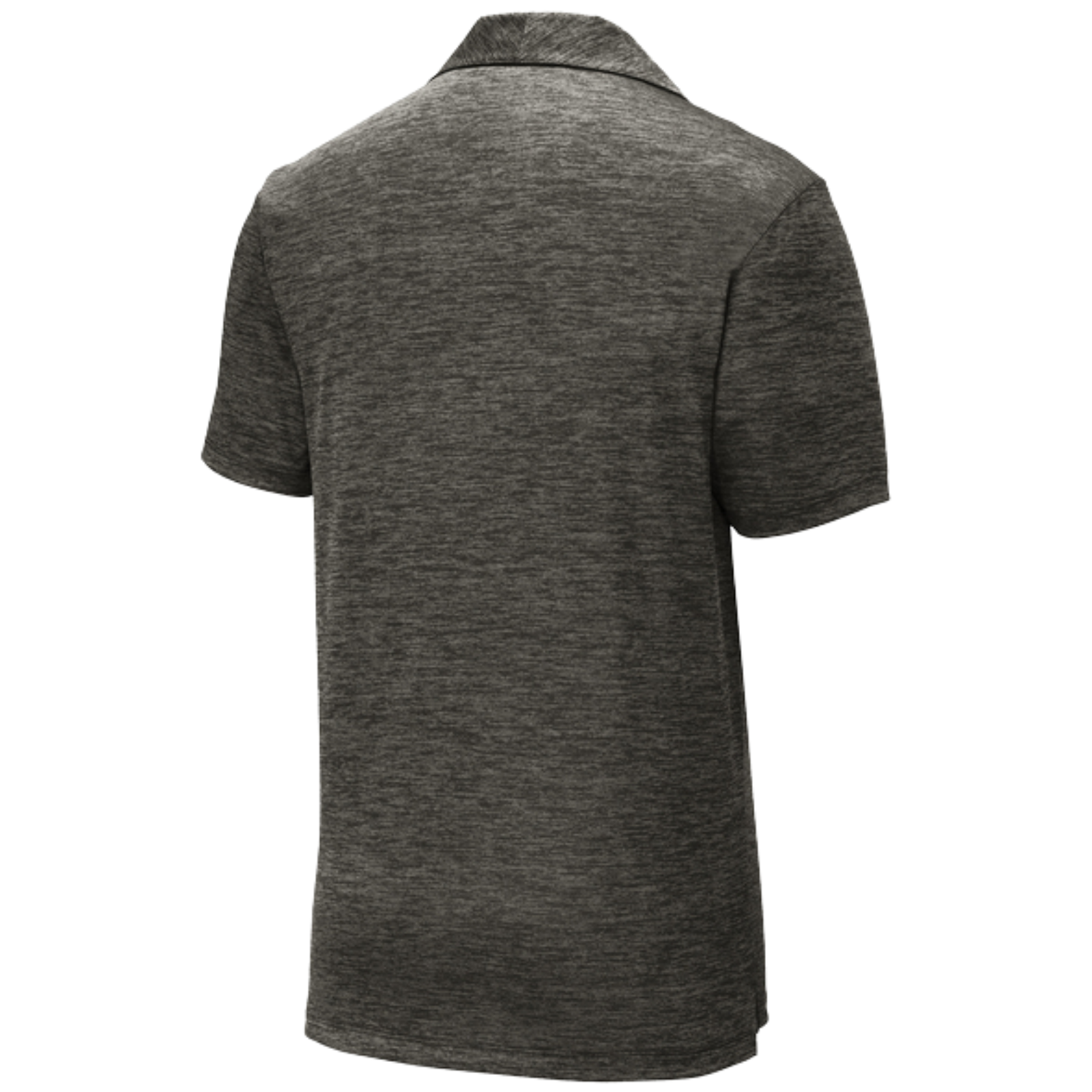 KOMATSU Sport-Tek® PosiCharge® Electric Heather Polo - Grey/Black