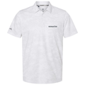 KOMATSU ADIDAS Men's All Over Camo Print Polo - White