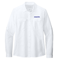KOMATSU Port Authority® Women's Long Sleeve UV Daybreak Shirt - White