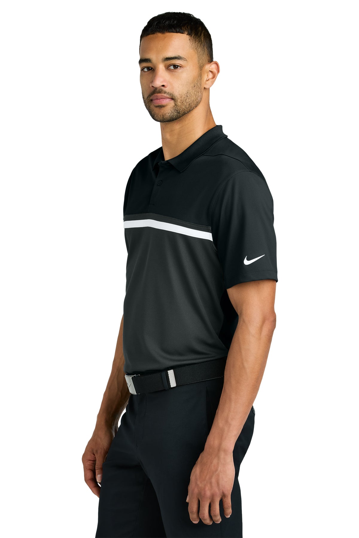 KOMATSU Nike Dri-FIT Victory Colorblock Polo - Black/Anthracite/White