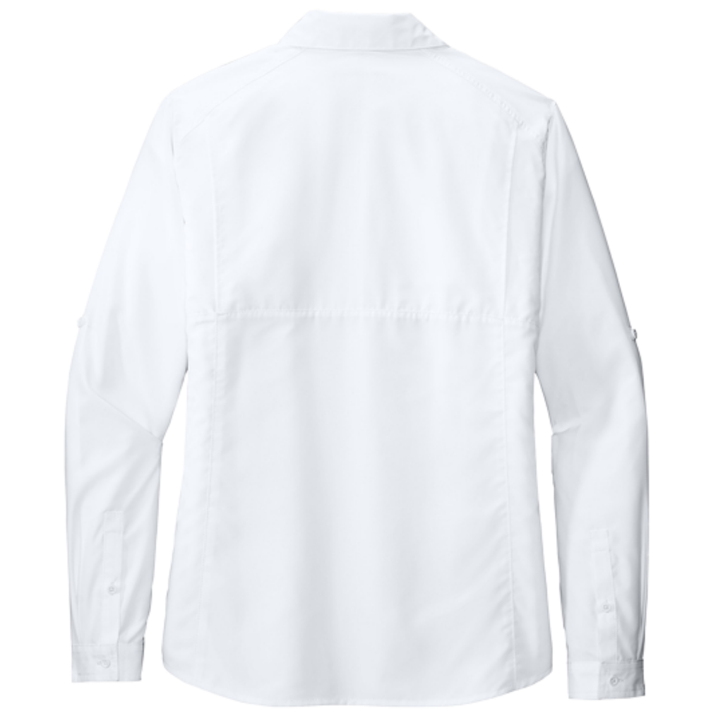 KOMATSU Port Authority® Women's Long Sleeve UV Daybreak Shirt - White