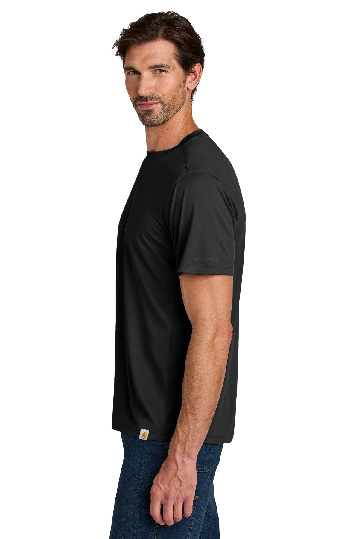 KOMATSU Carhartt Force® Sun Defender™ Short Sleeve T-Shirt - Black