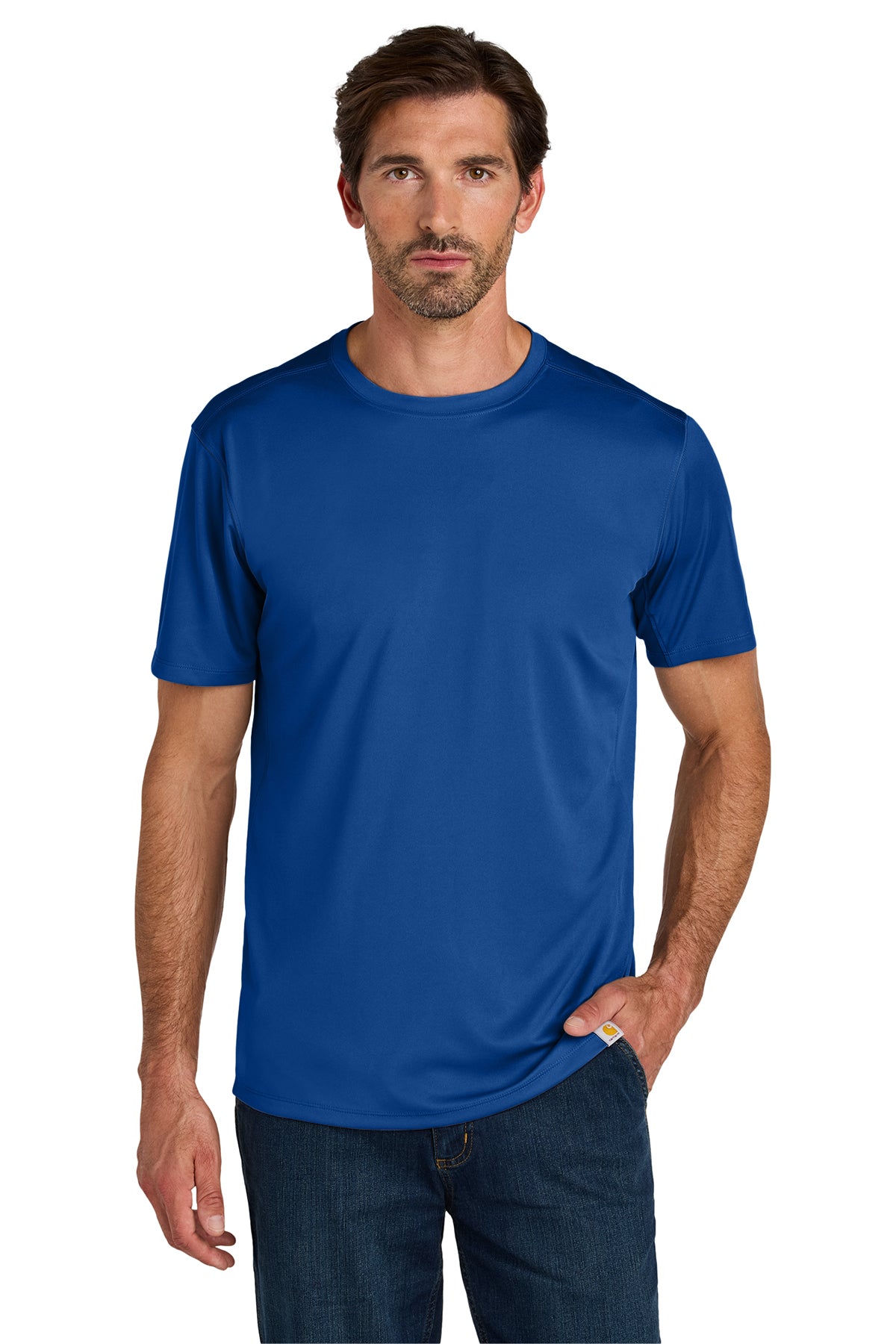 KOMATSU Carhartt Force® Sun Defender™ Short Sleeve T-Shirt - Royal Blue