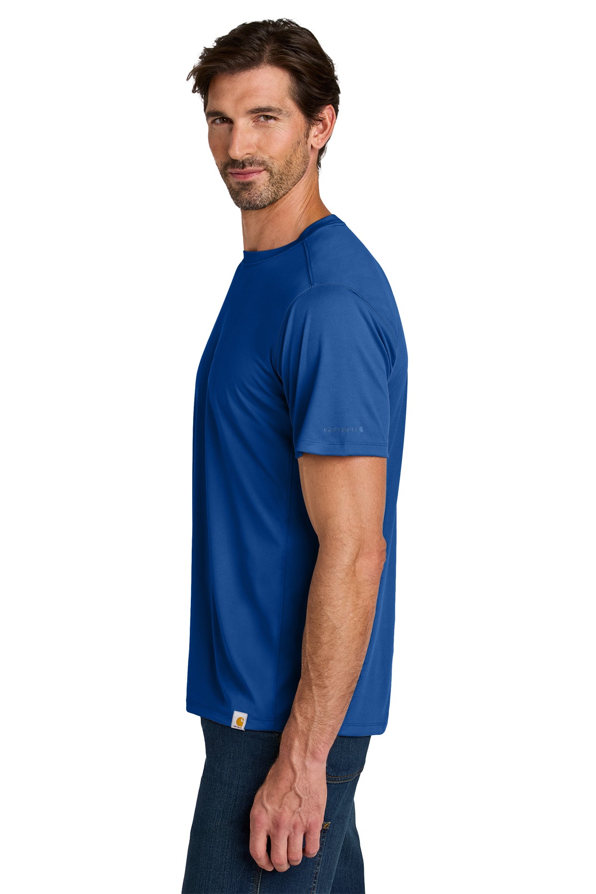 KOMATSU Carhartt Force® Sun Defender™ Short Sleeve T-Shirt - Royal Blue