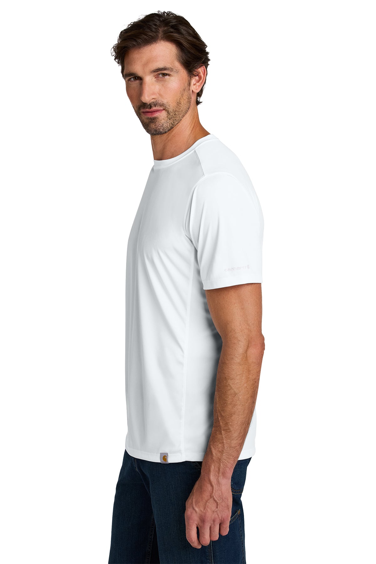 KOMATSU Carhartt Force® Sun Defender™ Short Sleeve T-Shirt - White