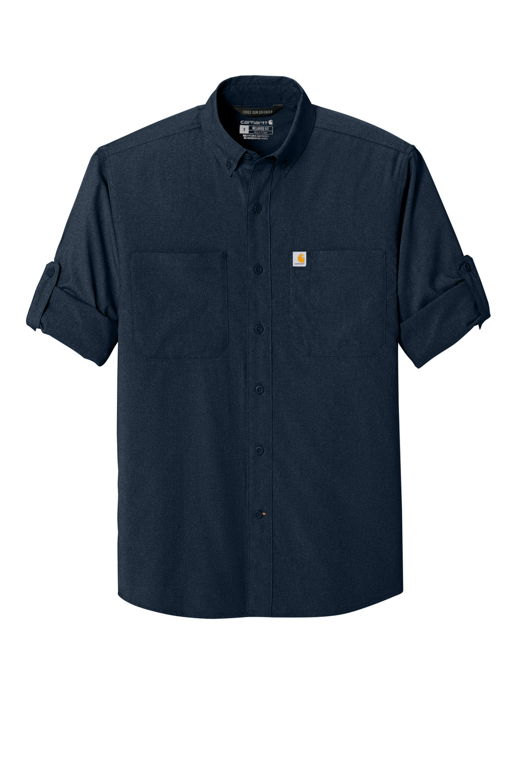 KOMATSU Carhartt Force® Sun Defender™ Long Sleeve Shirt - Navy