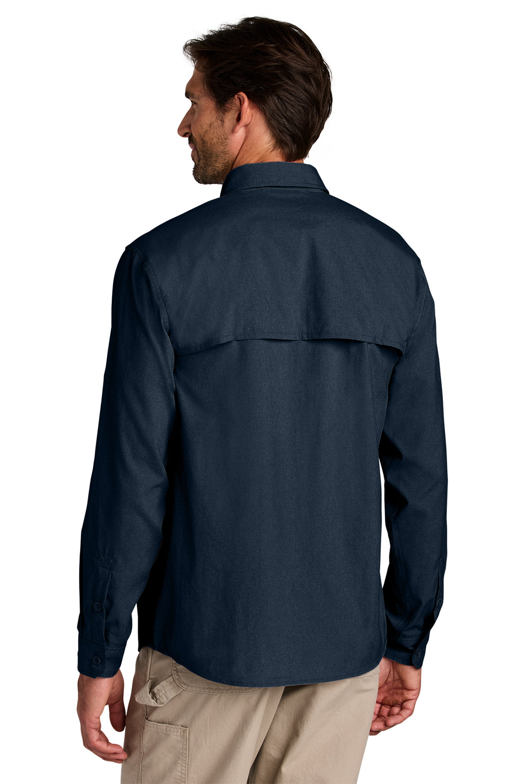 KOMATSU Carhartt Force® Sun Defender™ Long Sleeve Shirt - Navy
