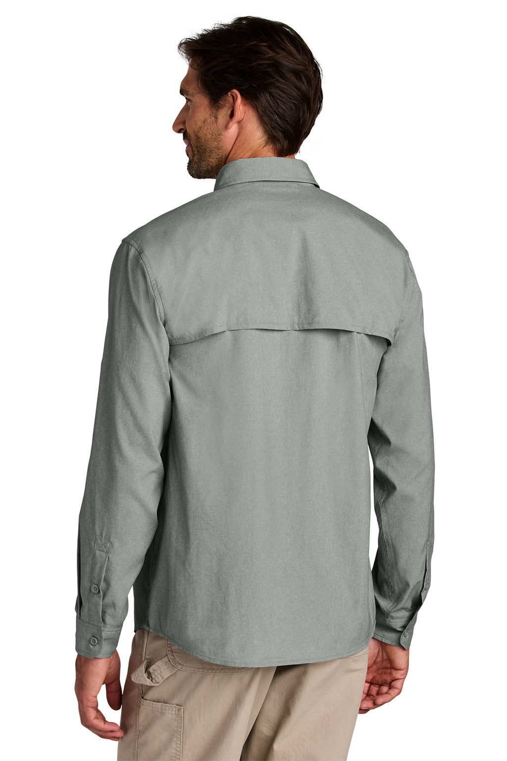 KOMATSU Carhartt Force® Sun Defender™ Long Sleeve Shirt - Steel