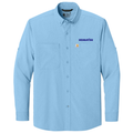 KOMATSU Carhartt Force® Sun Defender™ Long Sleeve Shirt - Fresh Water Blue