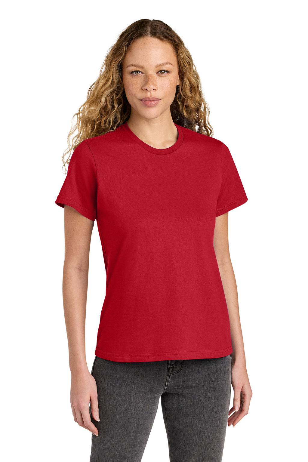 KOMATSU RED Gildan Softstyle® Women's Midweight Tee - Red