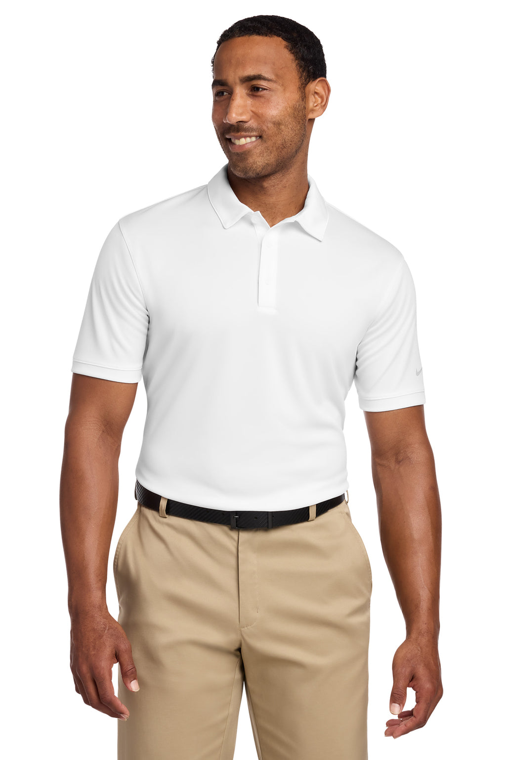 KOMATSU Nike Dri-FIT Players Modern Fit Polo - White