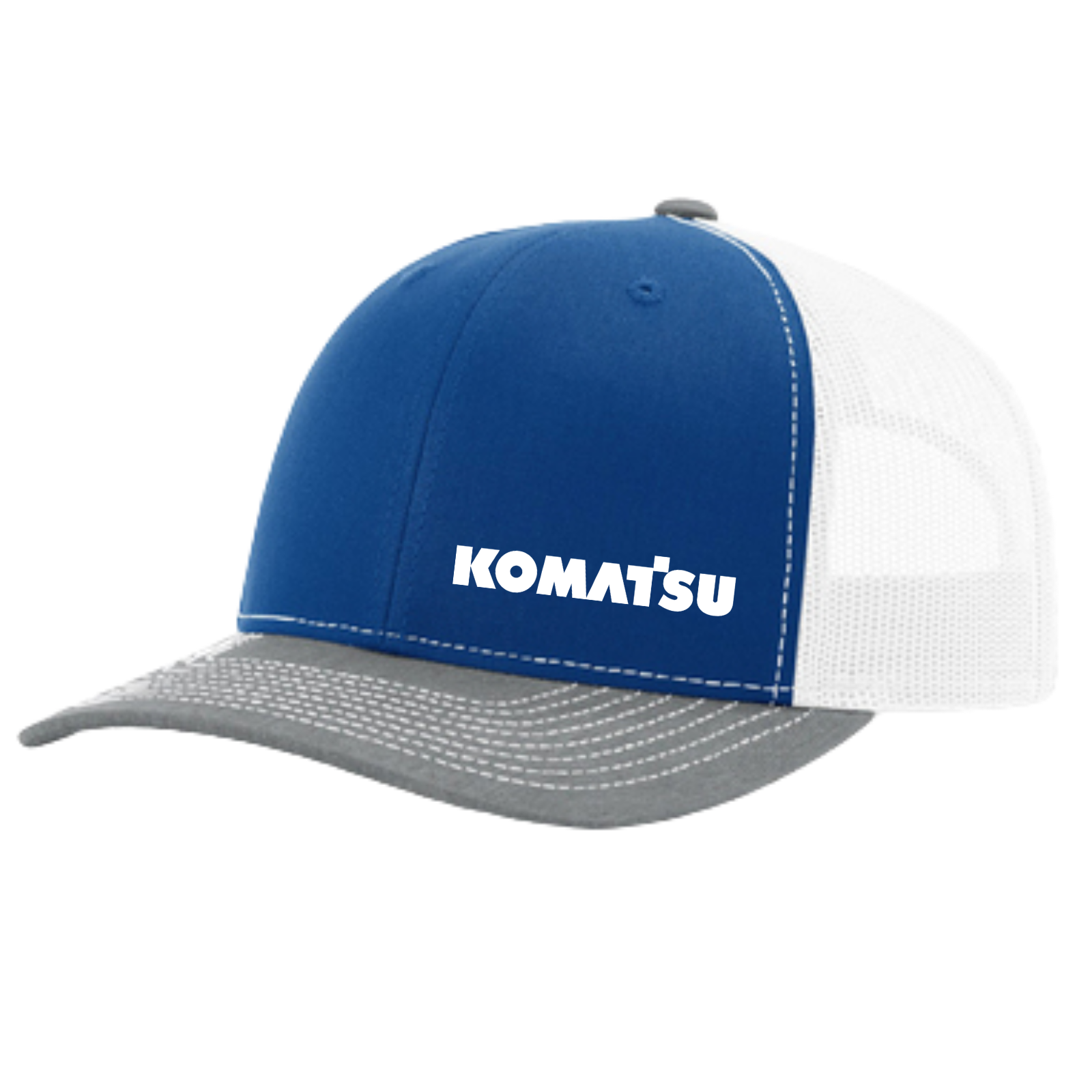 KOMATSU Richardson Trucker Cap - Royal/Grey/White