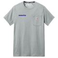 KOMATSU Carhartt Force® Short Sleeve Pocket T-Shirt - Heather Grey