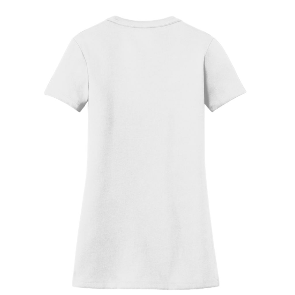 KOMATSU New Era® Women's Heritage Blend V-Neck Tee - White