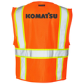 KOMATSU Unisex Ultra-Cool™ Solid Front Vest with Mesh Back - Orange