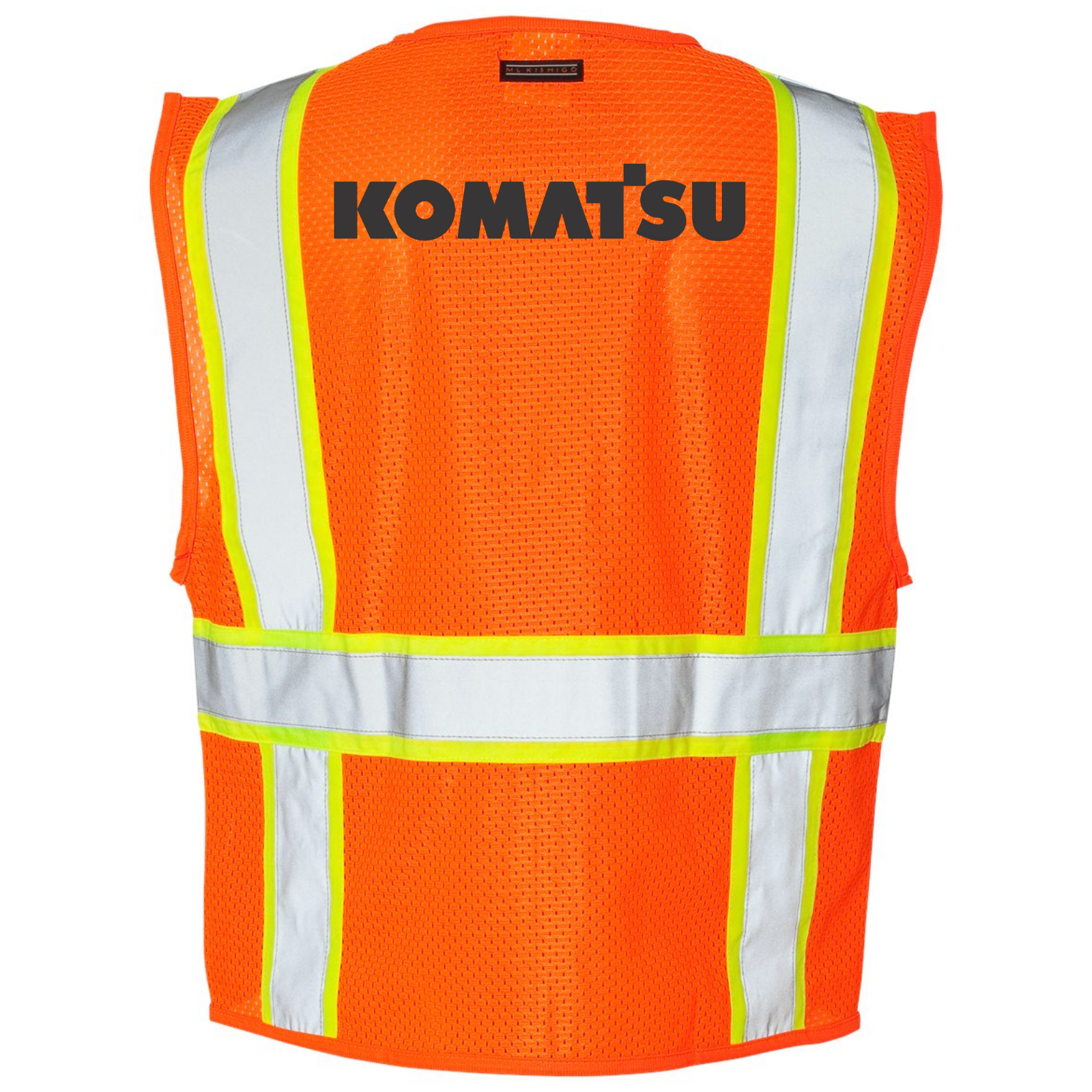 KOMATSU Unisex Ultra-Cool™ Solid Front Vest with Mesh Back - Orange