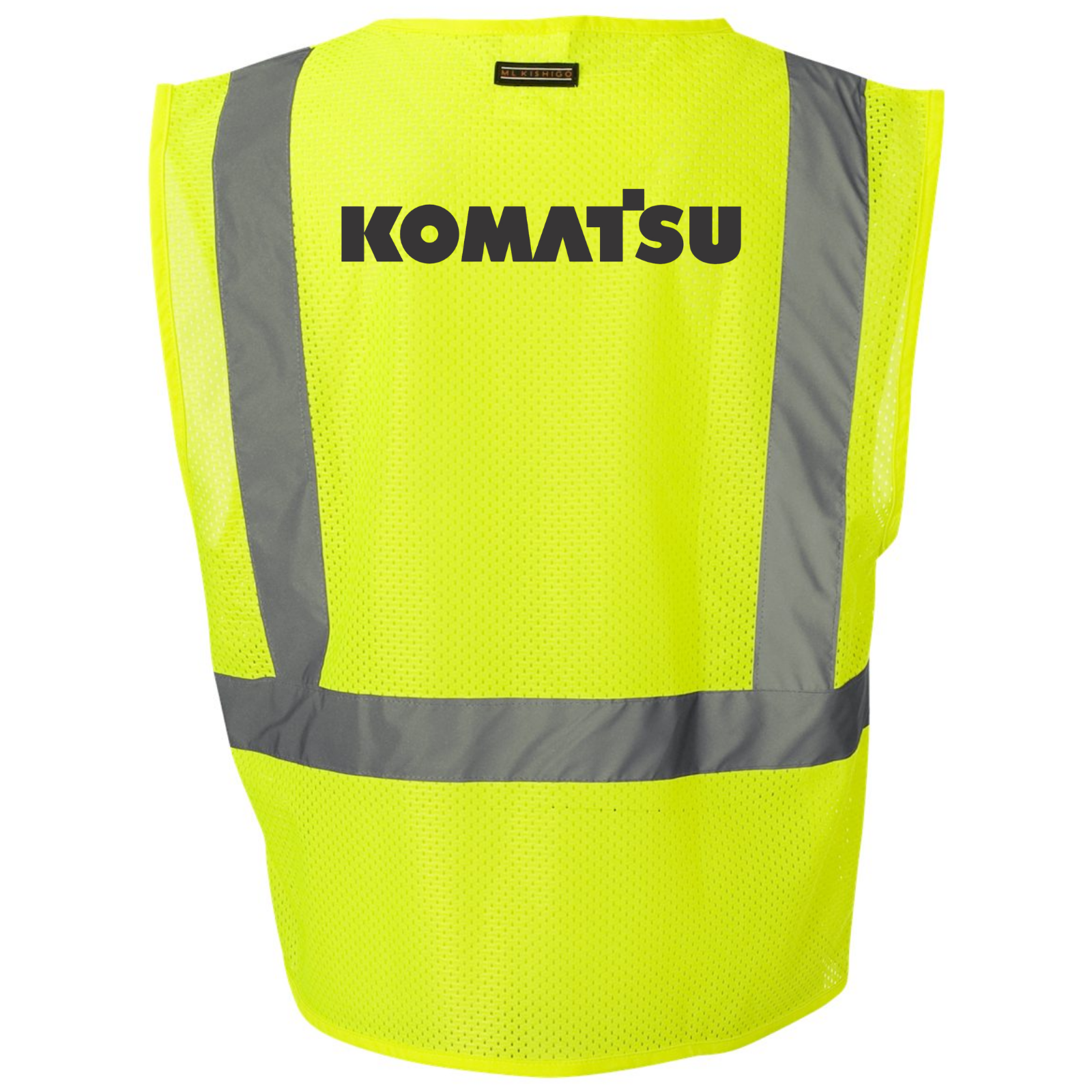 KOMATSU Unisex Ultra-Cool™ Mesh Vest with Pockets - Lime