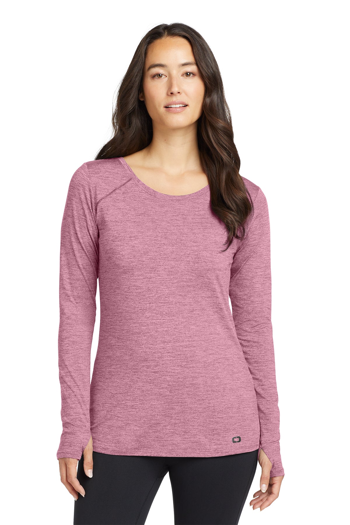 KOMATSU OGIO® Women's Force Long Sleeve Tee - Lilac Heather