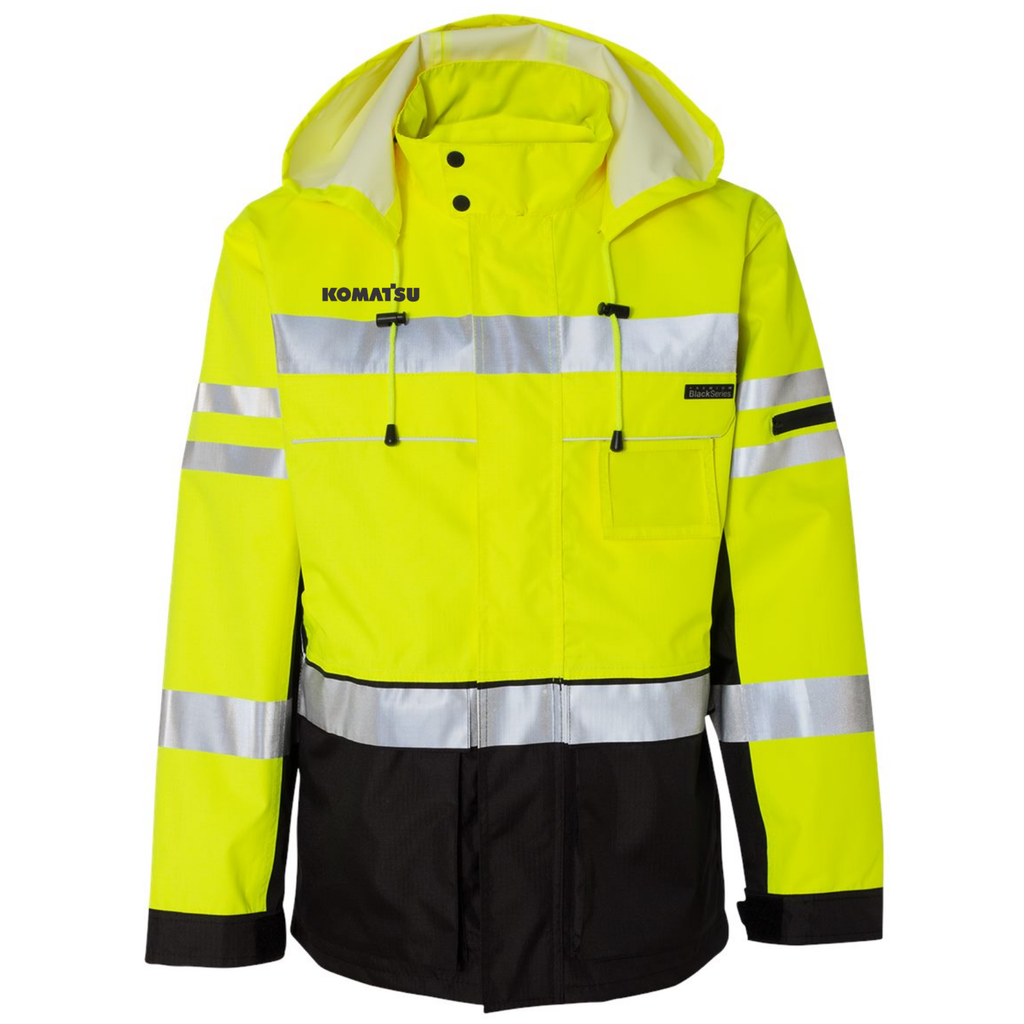 KOMATSU Kishigo Unisex Premium Black Series® 2-In-1 Jacket - Lime